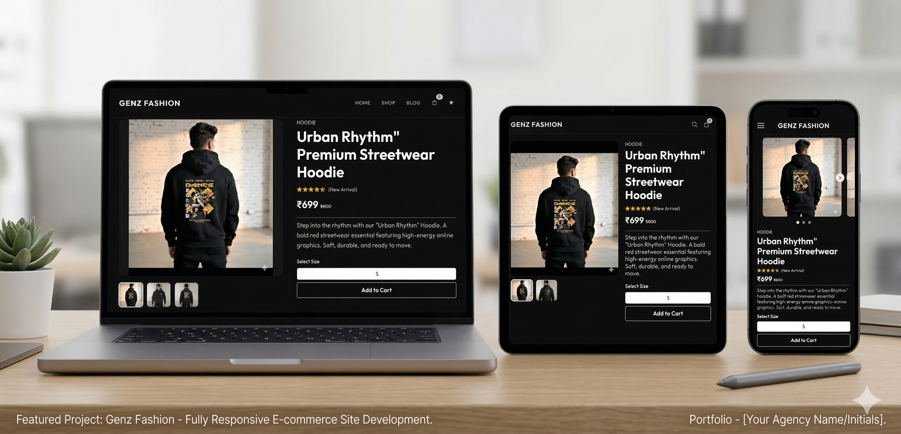 GenZ Fashion E-commerce Site